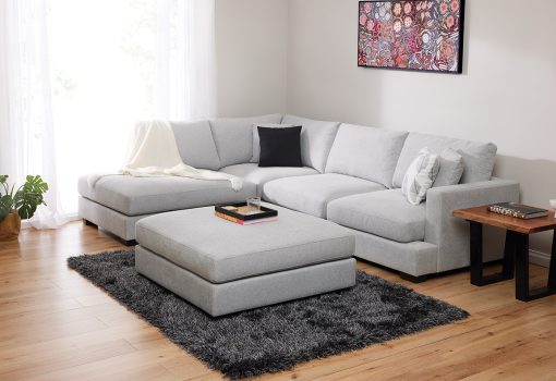 Harrison Chaise + Ottoman
