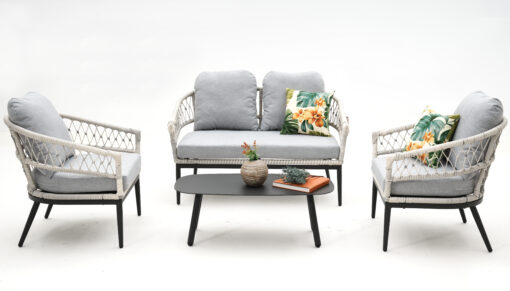 Noosa 4 Piece Outdoor Lounge Setting