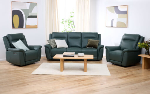 Emerson 3 Seater Electric Recliner Suite