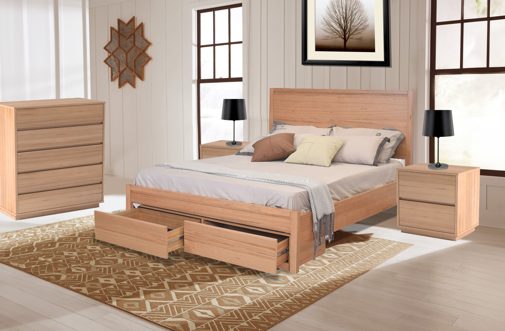 Padma Bedroom Suite BestFurn Furniture