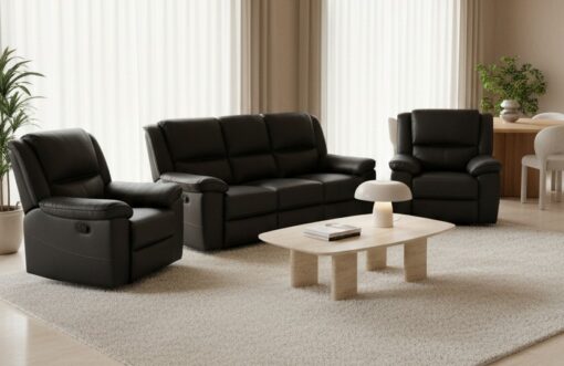 Pluto 3 Piece Recliner Suite