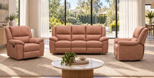 Stella 3 Seater Manual Recliner Suite